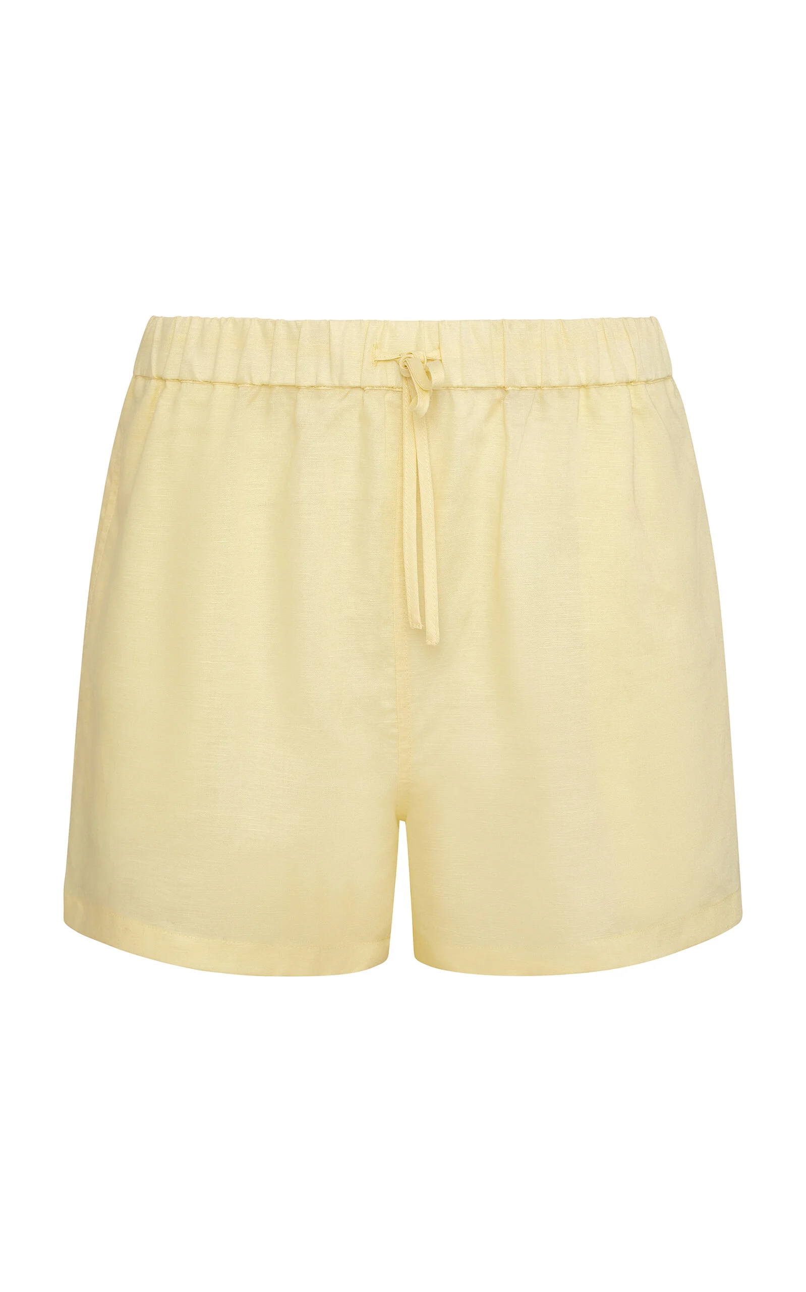 Elastic Air Linen Shorts yellow - 1