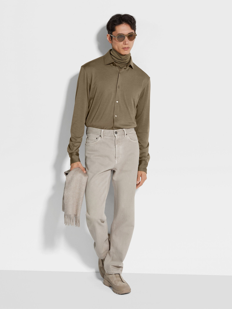 ZEGNA CASHMERE AND SILK SHIRT outlook