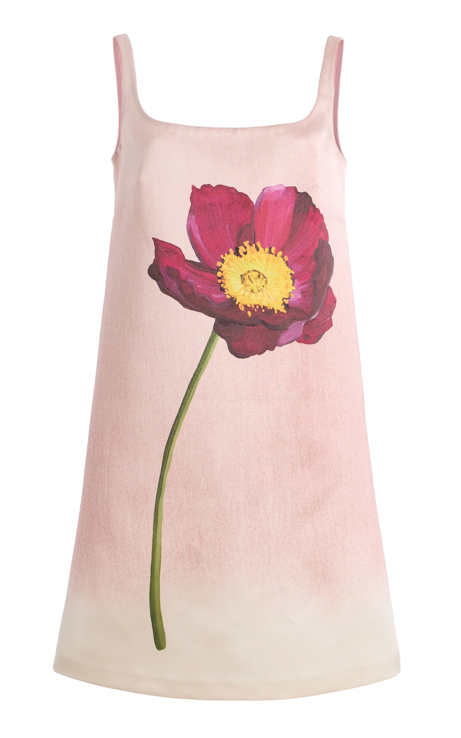 Peony Satin Mini Dress pink - 1