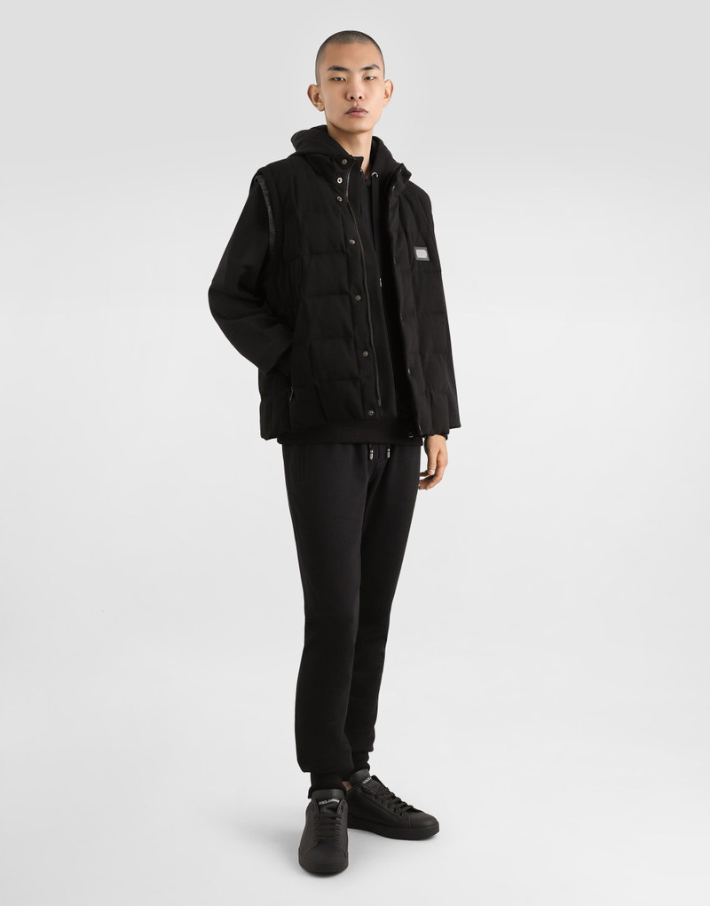 Dolce & Gabbana Jersey hoodie with branded tag outlook