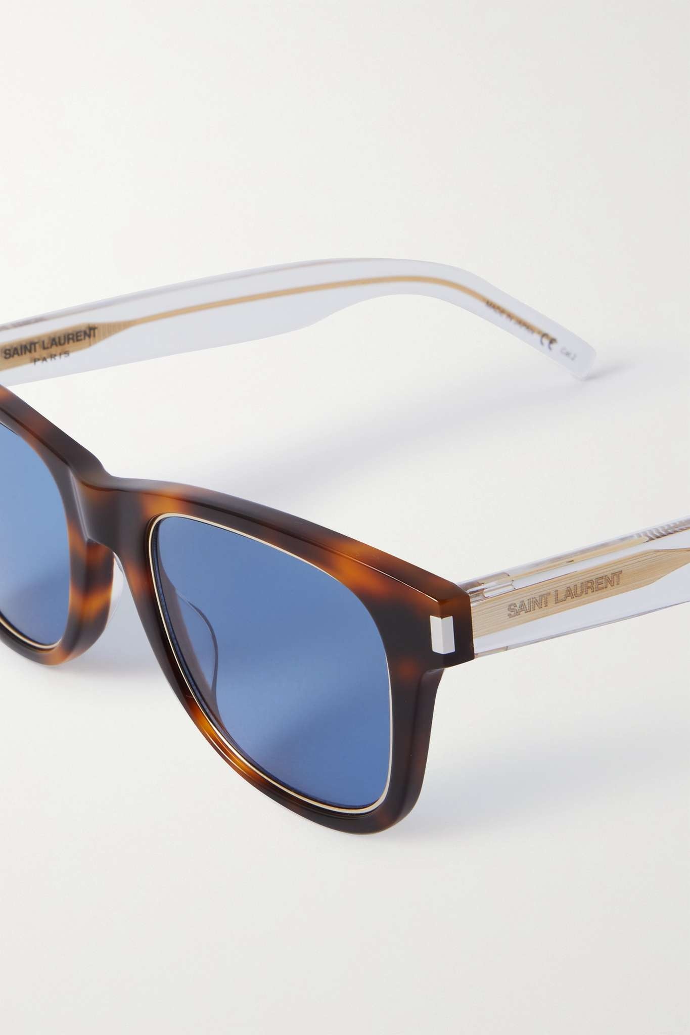 D-frame tortoiseshell acetate sunglasses - 4
