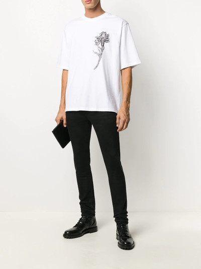 Ann Demeulemeester graphic print cotton T-shirt outlook