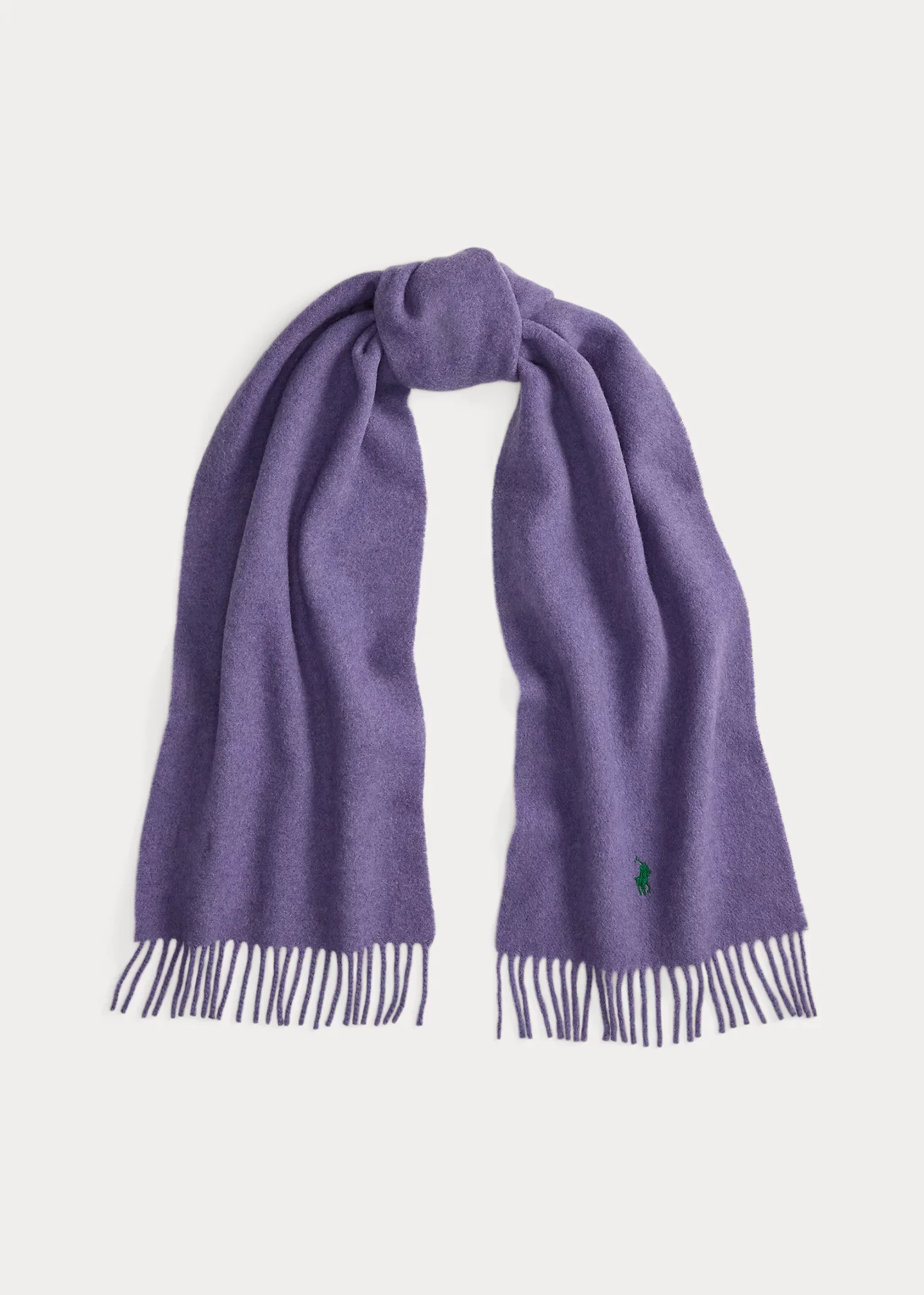 Fringe-Trim Wool Scarf - 1