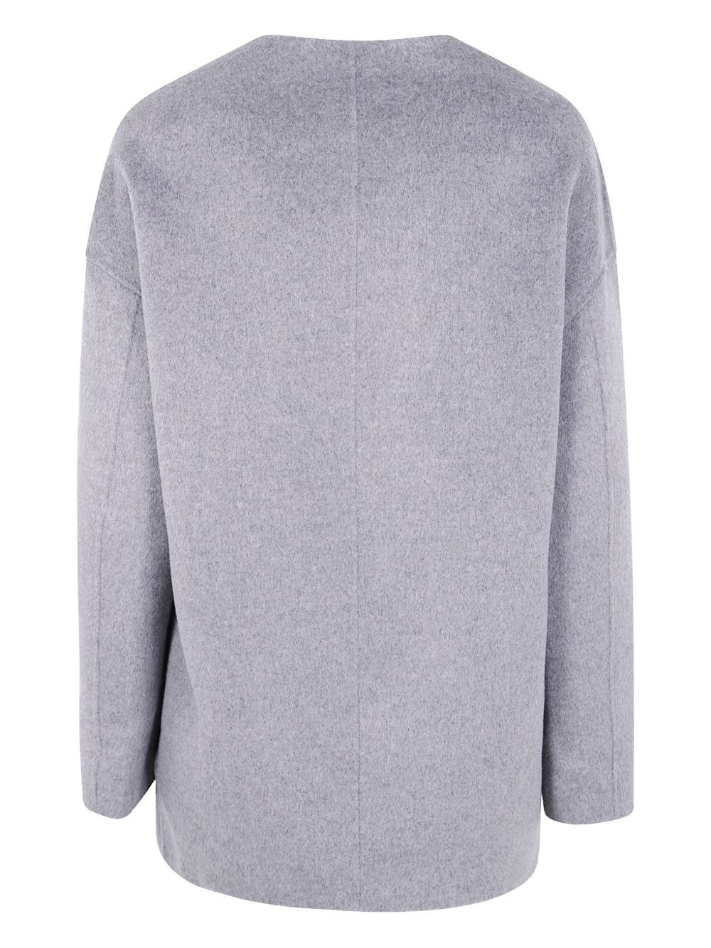 button-front wool coat - 2