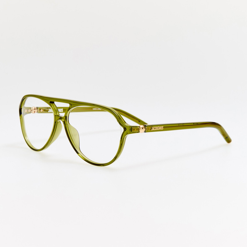 LINDA FARROW Pastro Optical in Khaki outlook