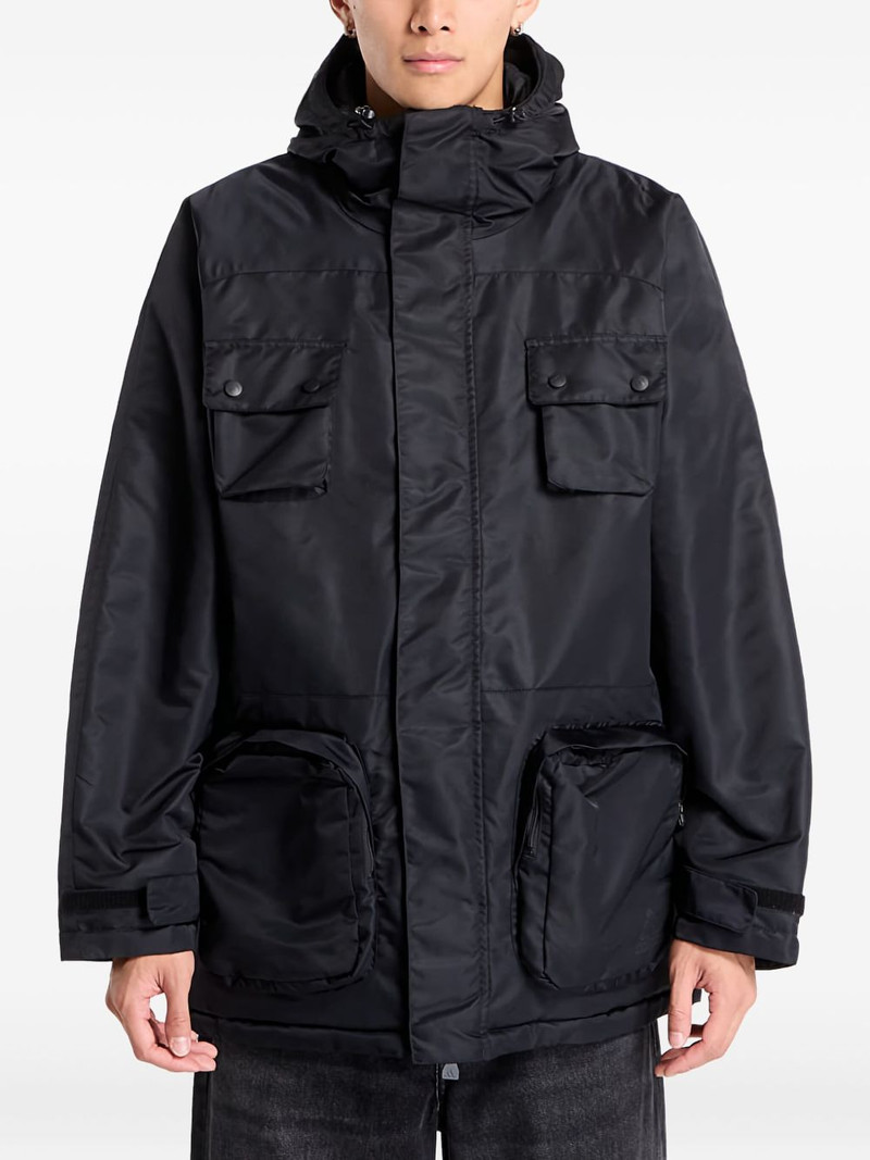 pocket-detail hooded jacket 3