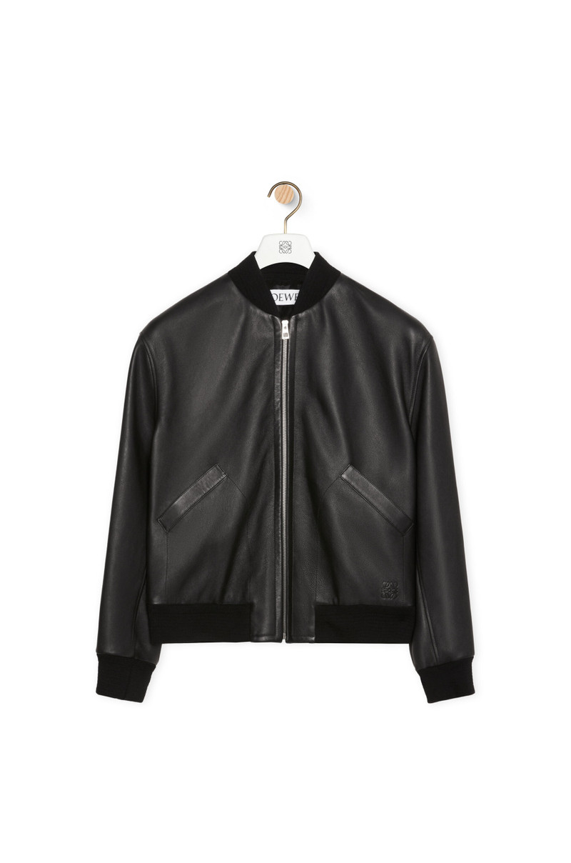 Bomber jacket in nappa 1