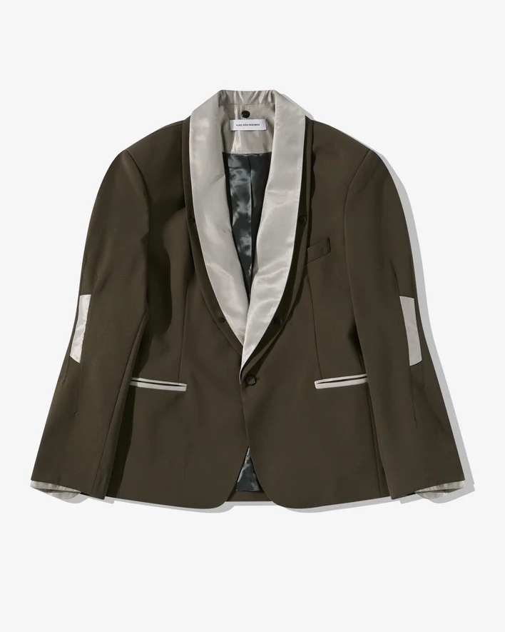 ジャケット・アウター YuuKiko Kostadinov ORSON FORMAL BLAZE KIKO KOSTADINOV ORSON FORMAL BLAZER ARMY GLEEN SS24 | 50%OFF