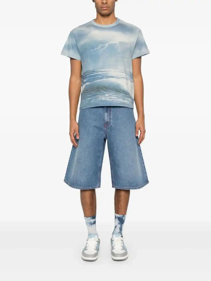 ERL landscape-print T-shirt outlook