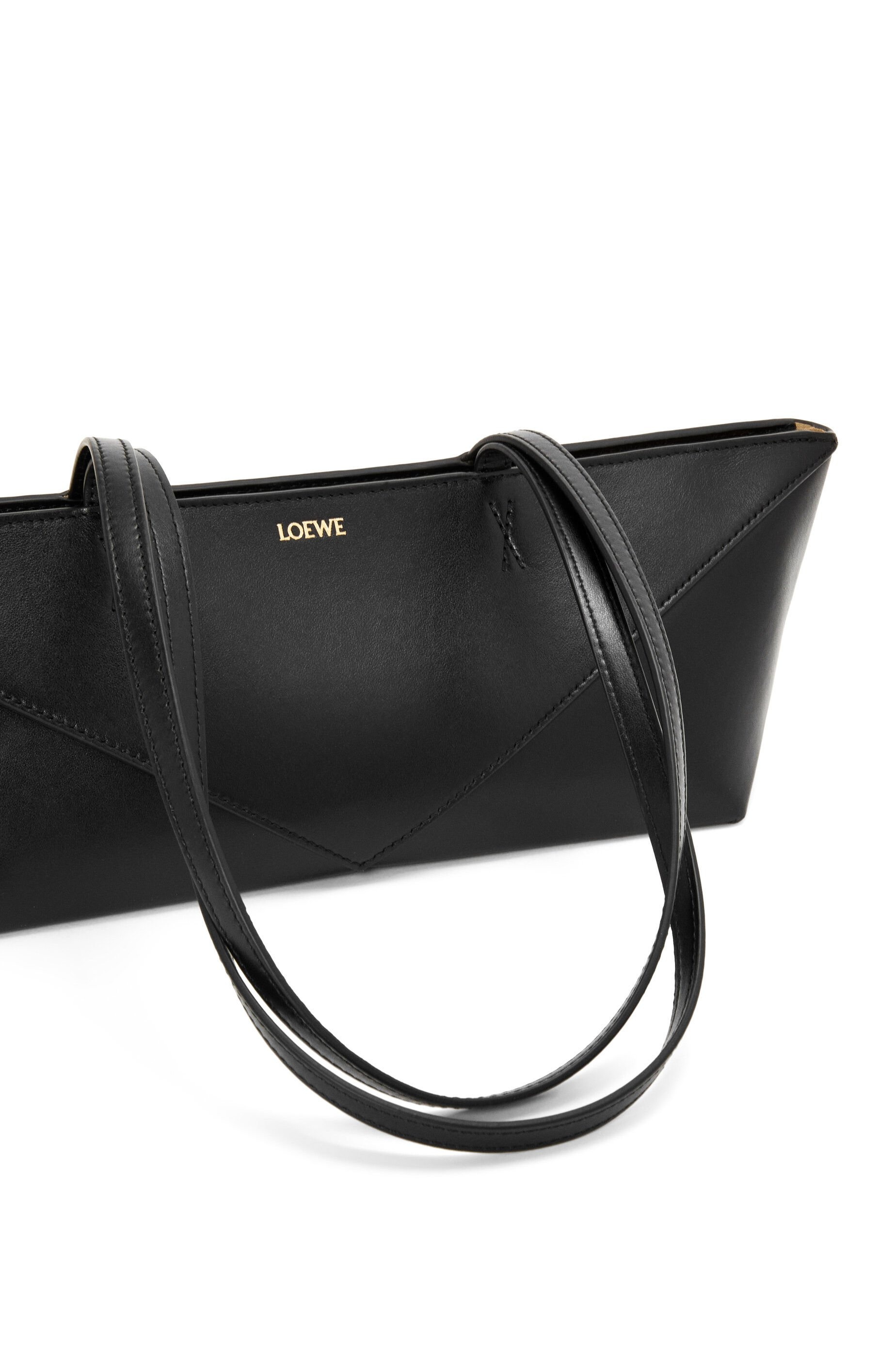 Cropped Puzzle Fold bag in shiny calfskin - 7