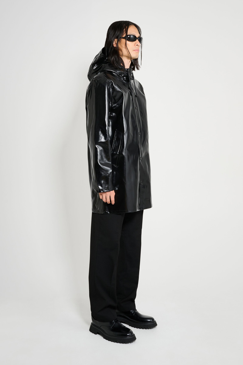 Stutterheim Stockholm Opal Raincoat Black outlook