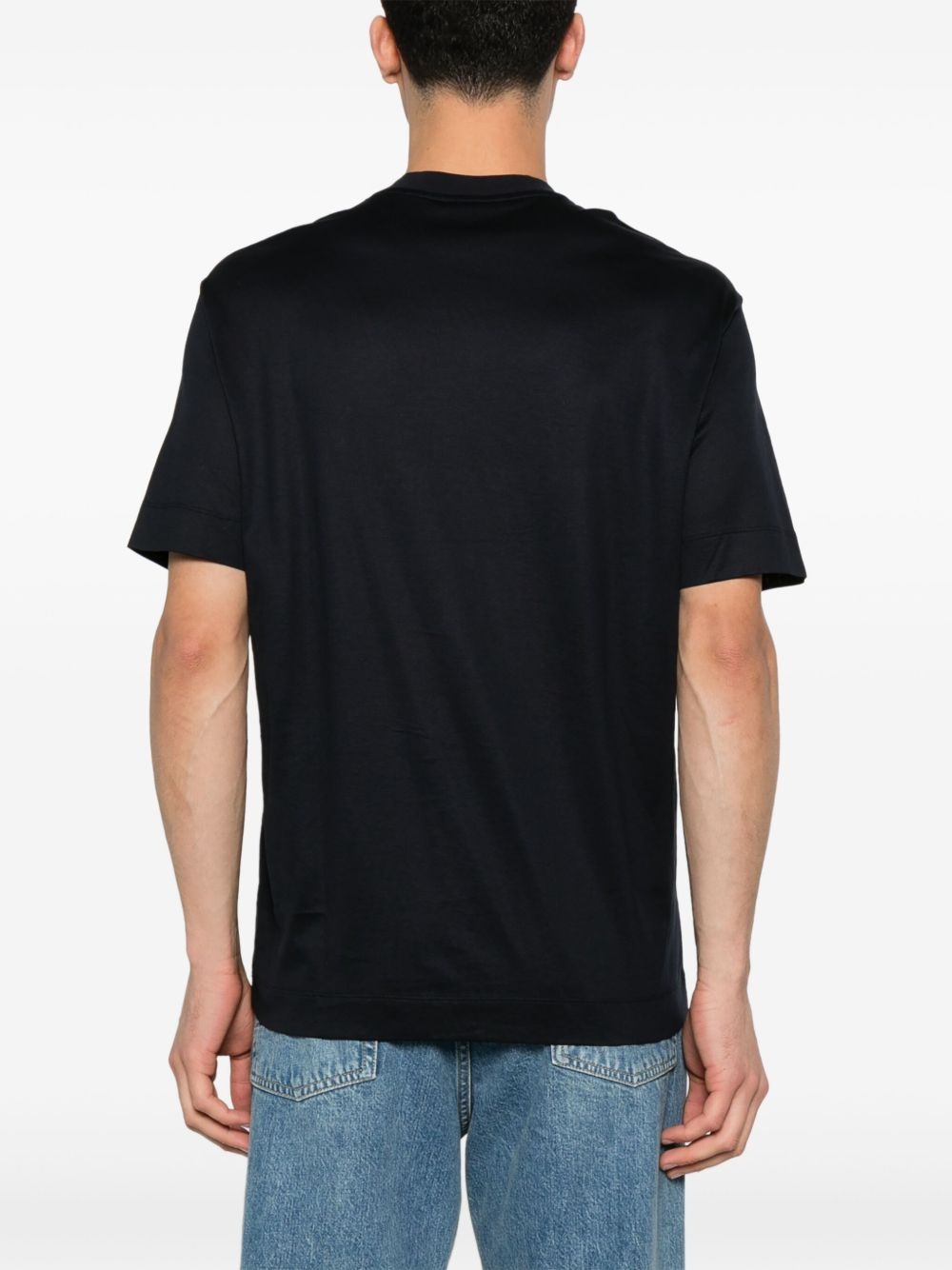 logo-embroidered T-shirt - 3