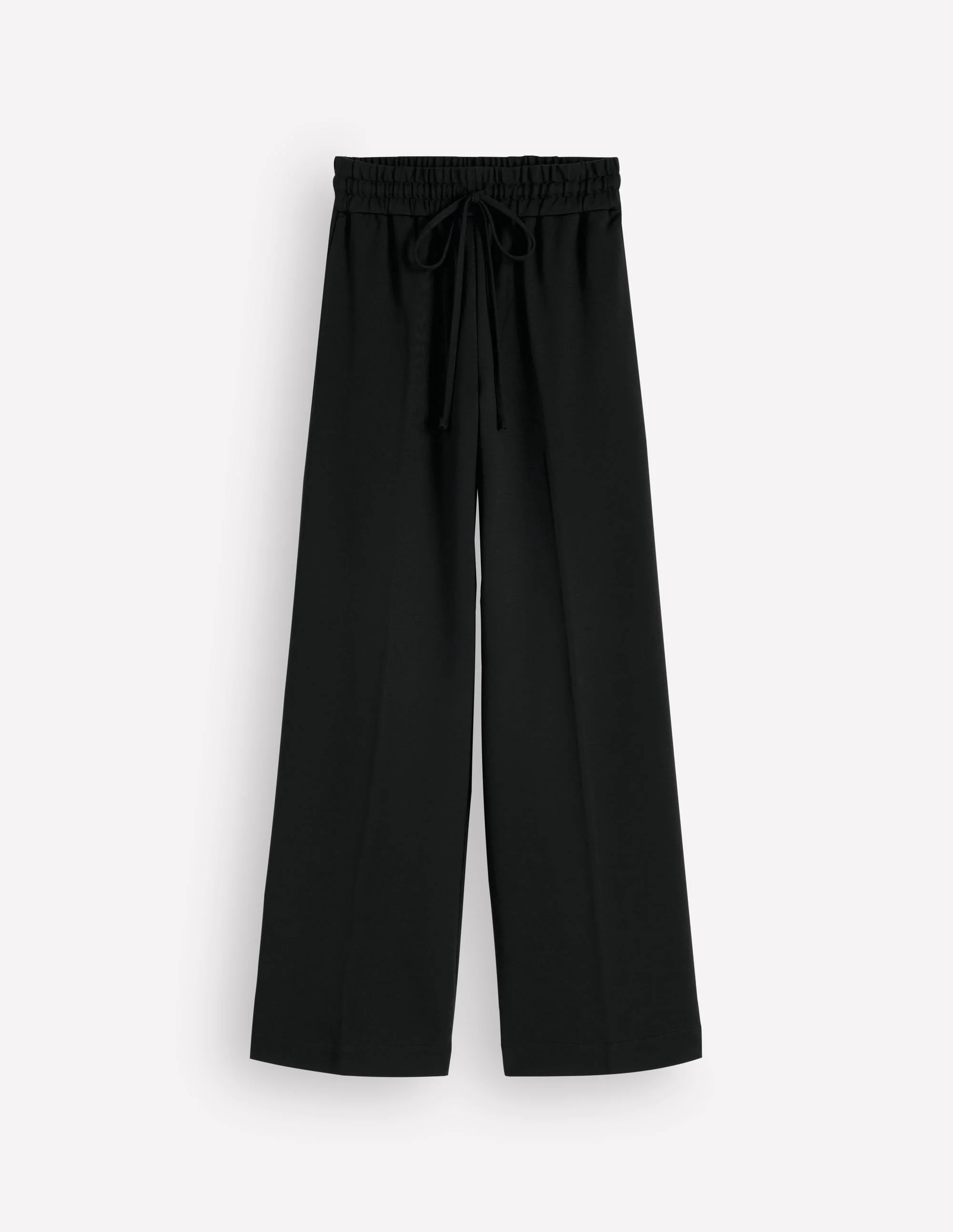 Greenwich Tie Ponte Pants-Black - 1