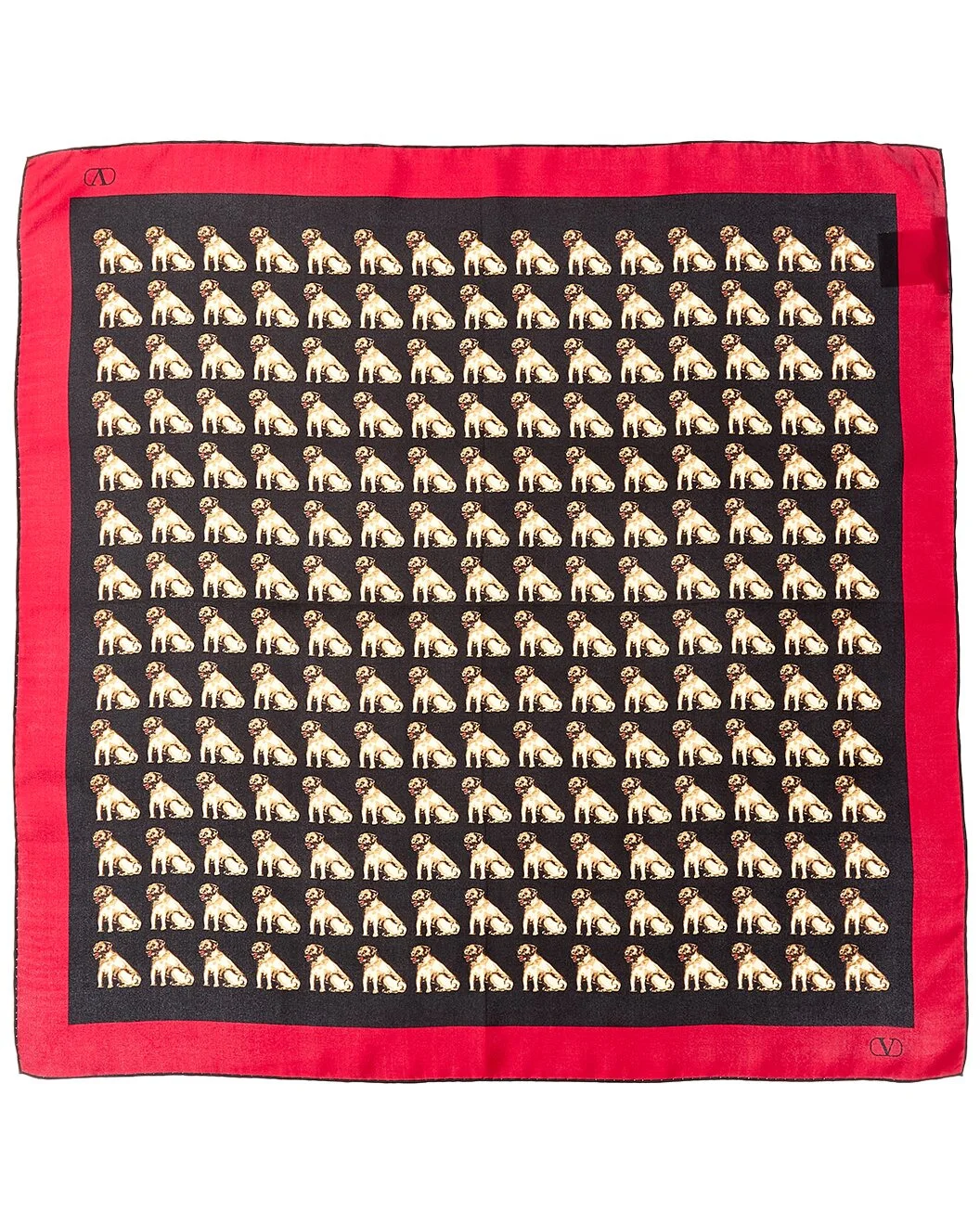 Valentino Petit Charles Silk Scarf - 1