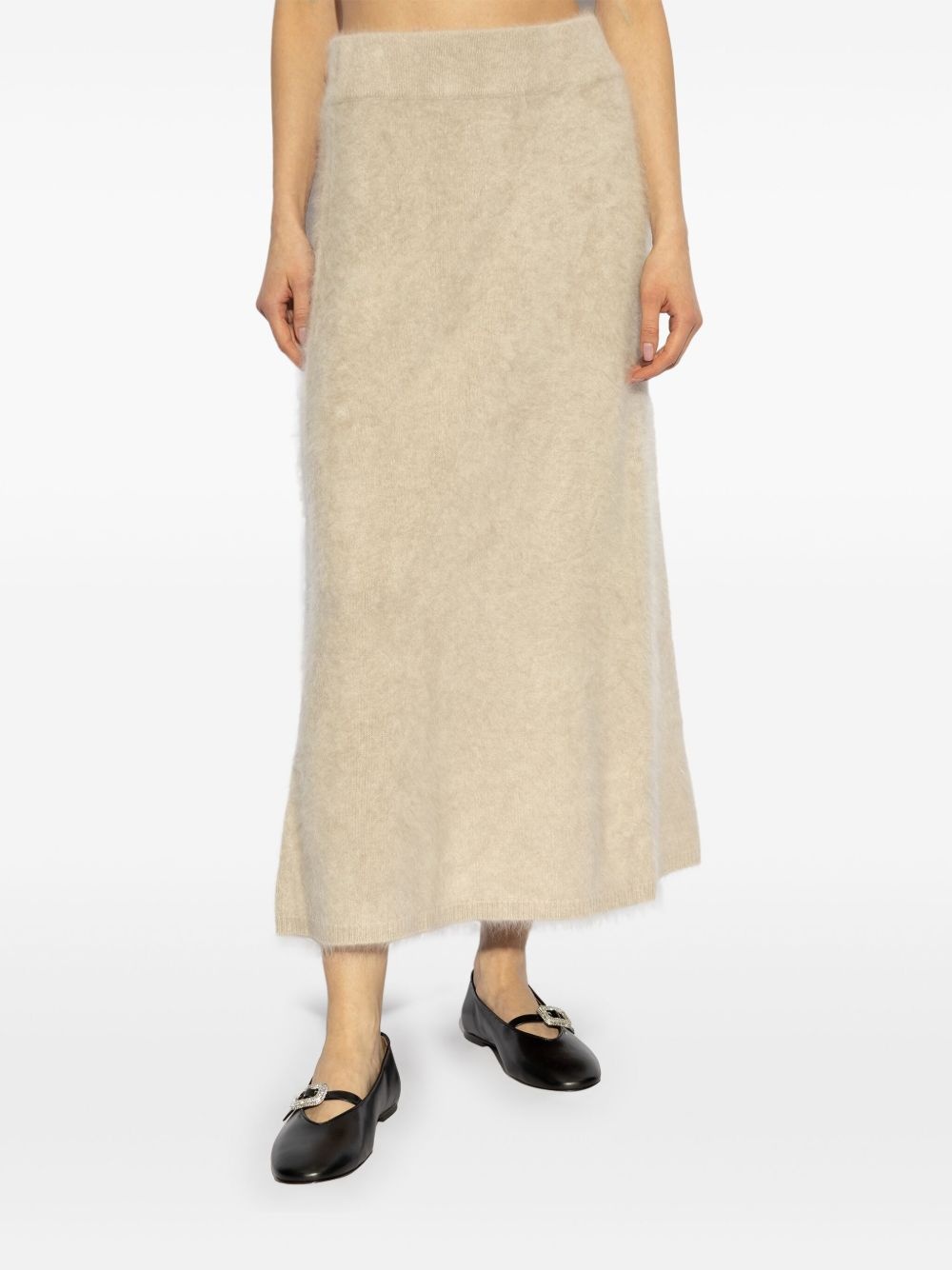 cashmere midi skirt - 3