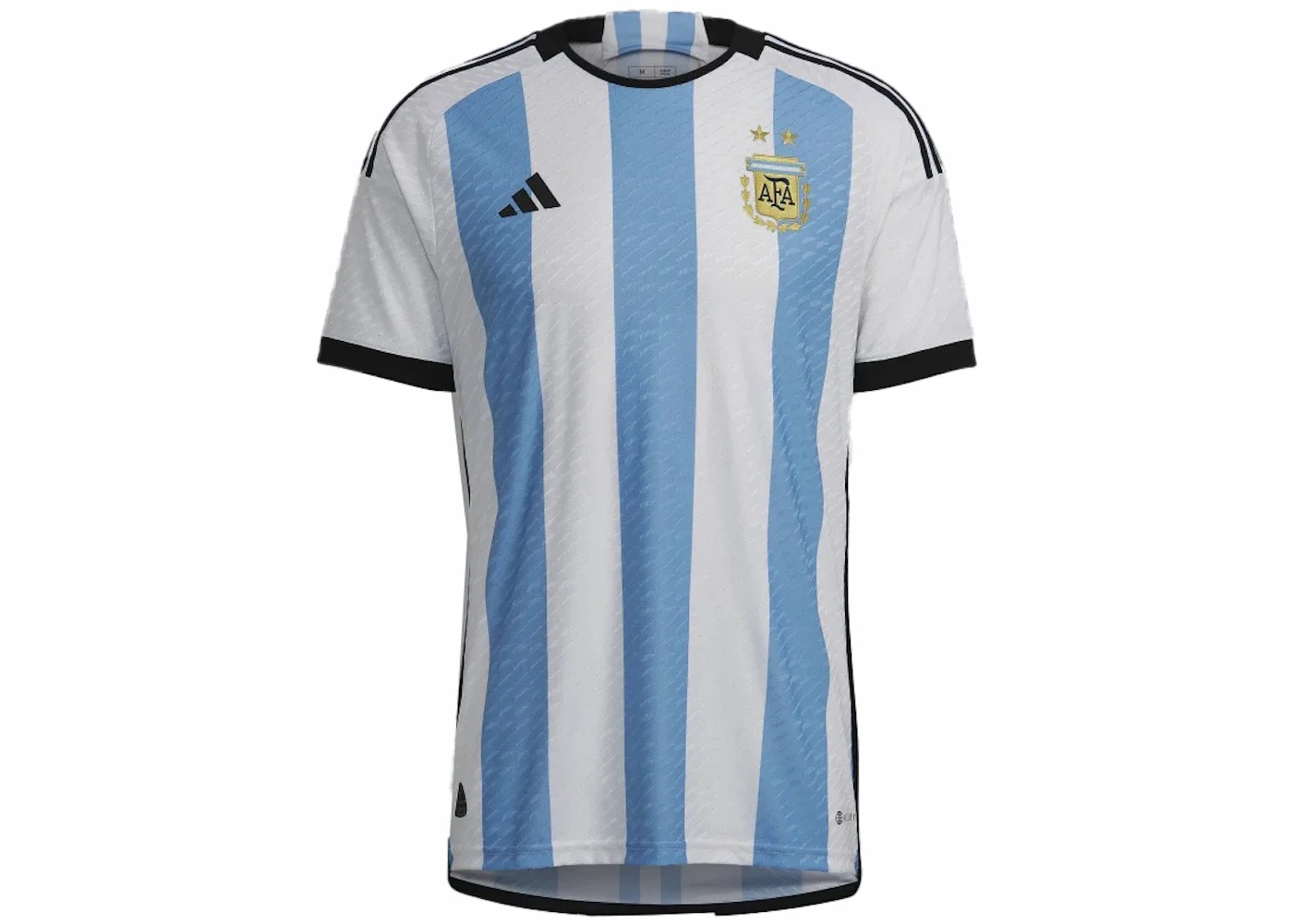 adidas Argentina 2022 Authentic Home Jersey White/Light Blue - 1