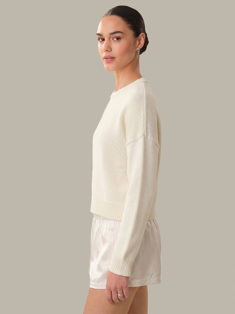 525 america Veda: Classic Cotton Crewneck Sweater outlook