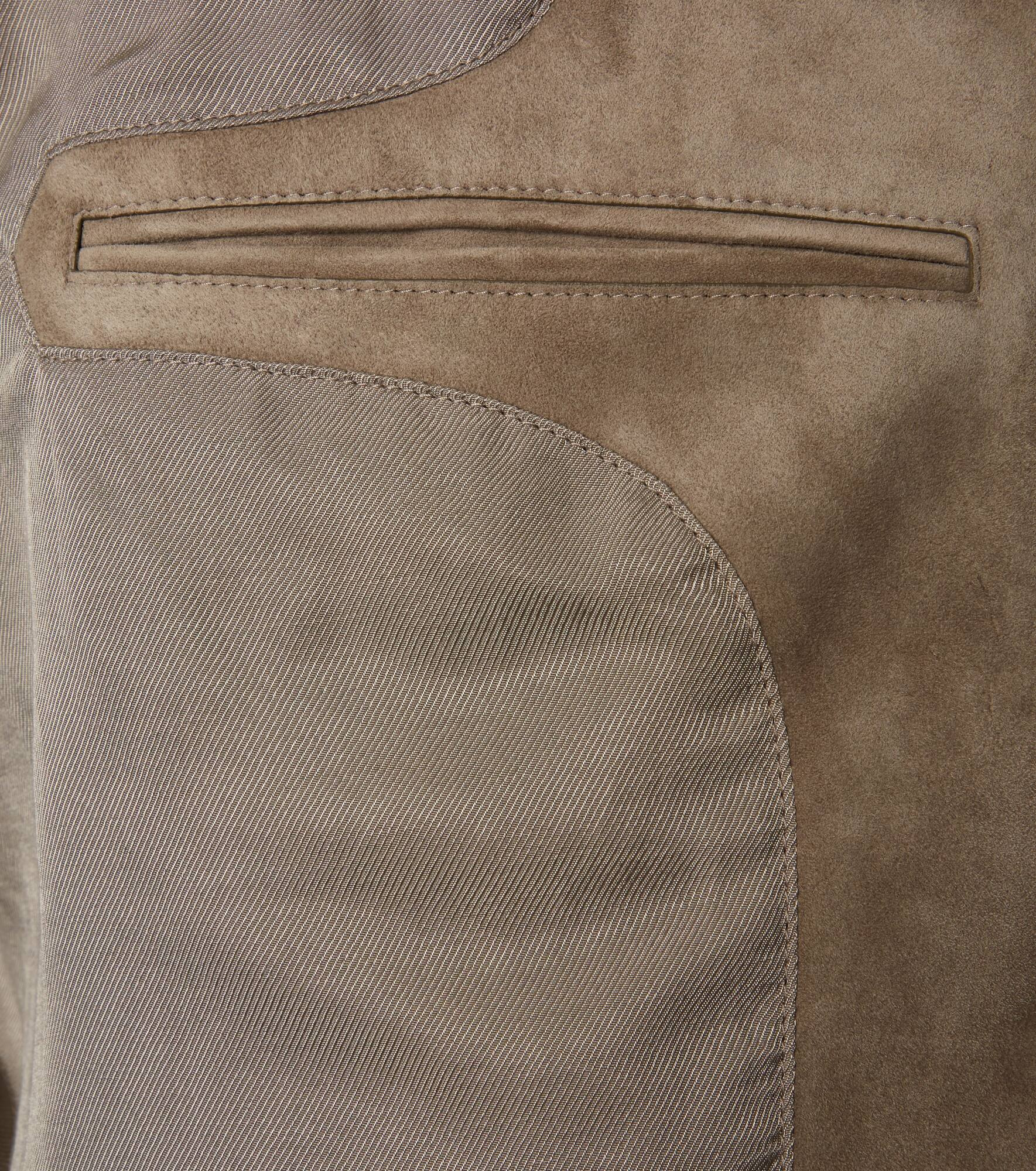 Suede blazer - 8