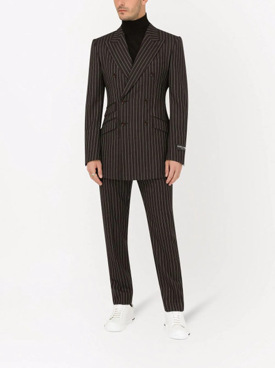 Dolce & Gabbana pinstripe-pattern tailored trousers outlook