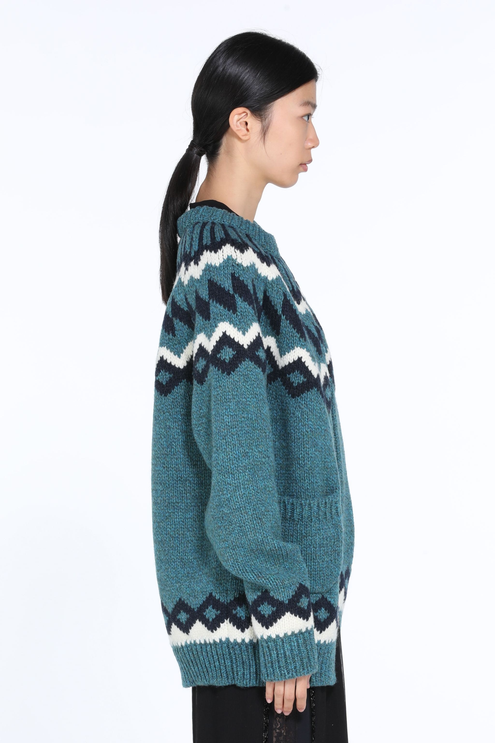 FAIR ISLE WOOL CARDIGAN - 3