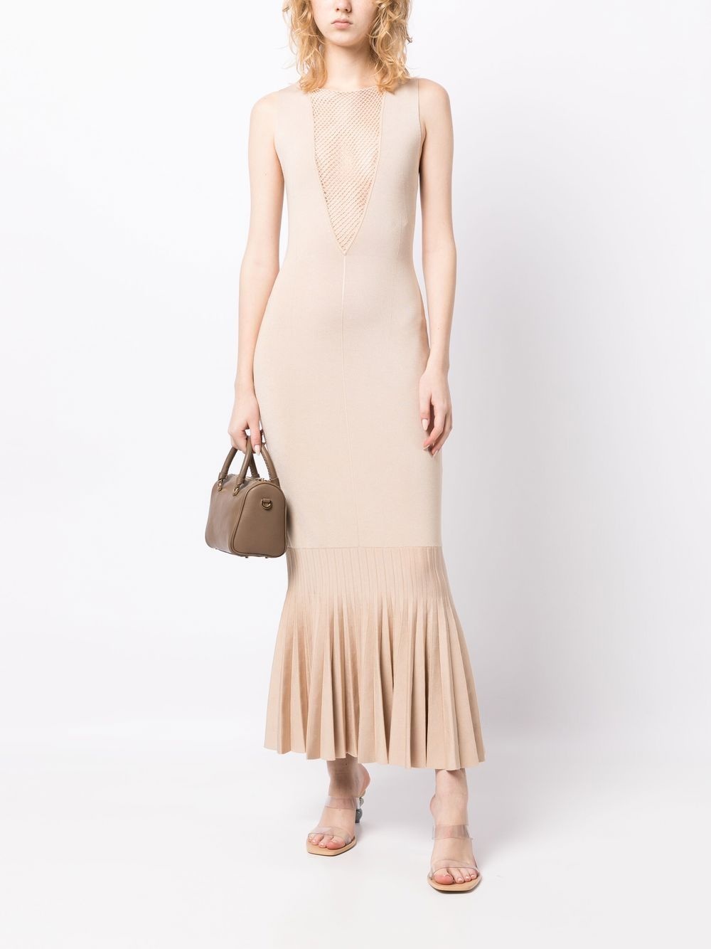 Erato pleated-hem dress - 2
