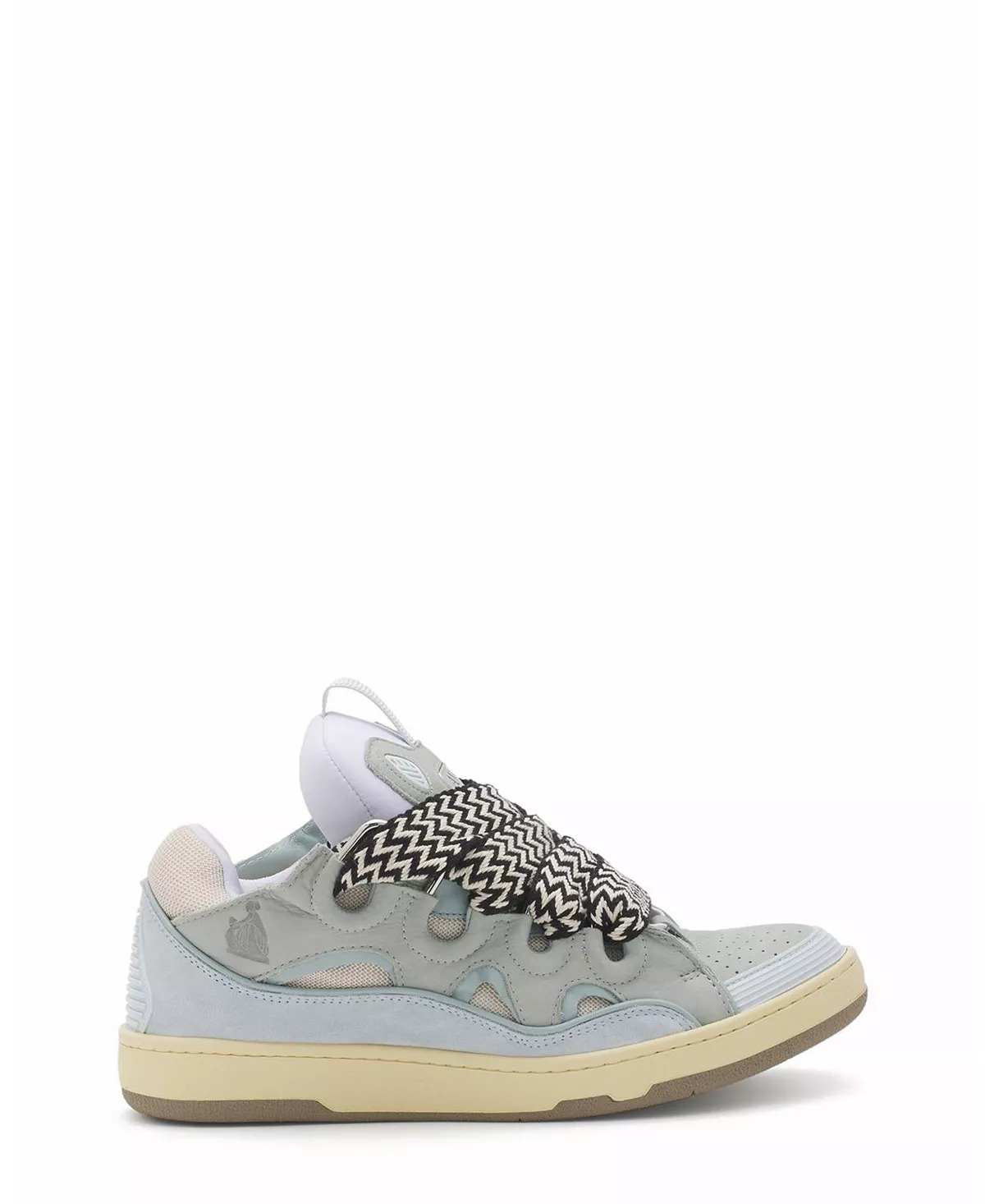 Unisex Leather Curb Sneakers - 5