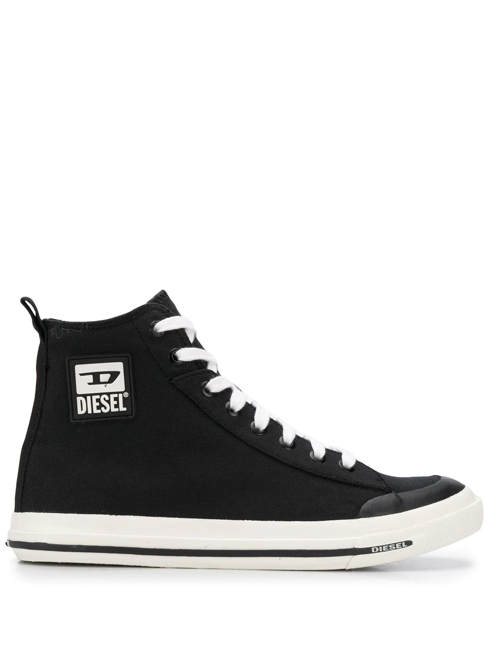 D logo print sneakers - 1