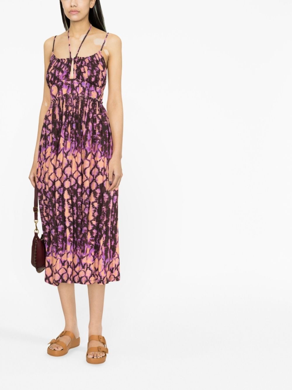 Freya halterneck midi dress - 4