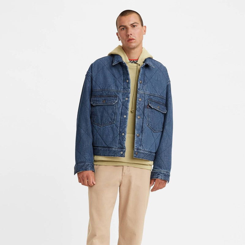 STAY LOOSE QUILTED TYPE II TRUCKER JACKET 1