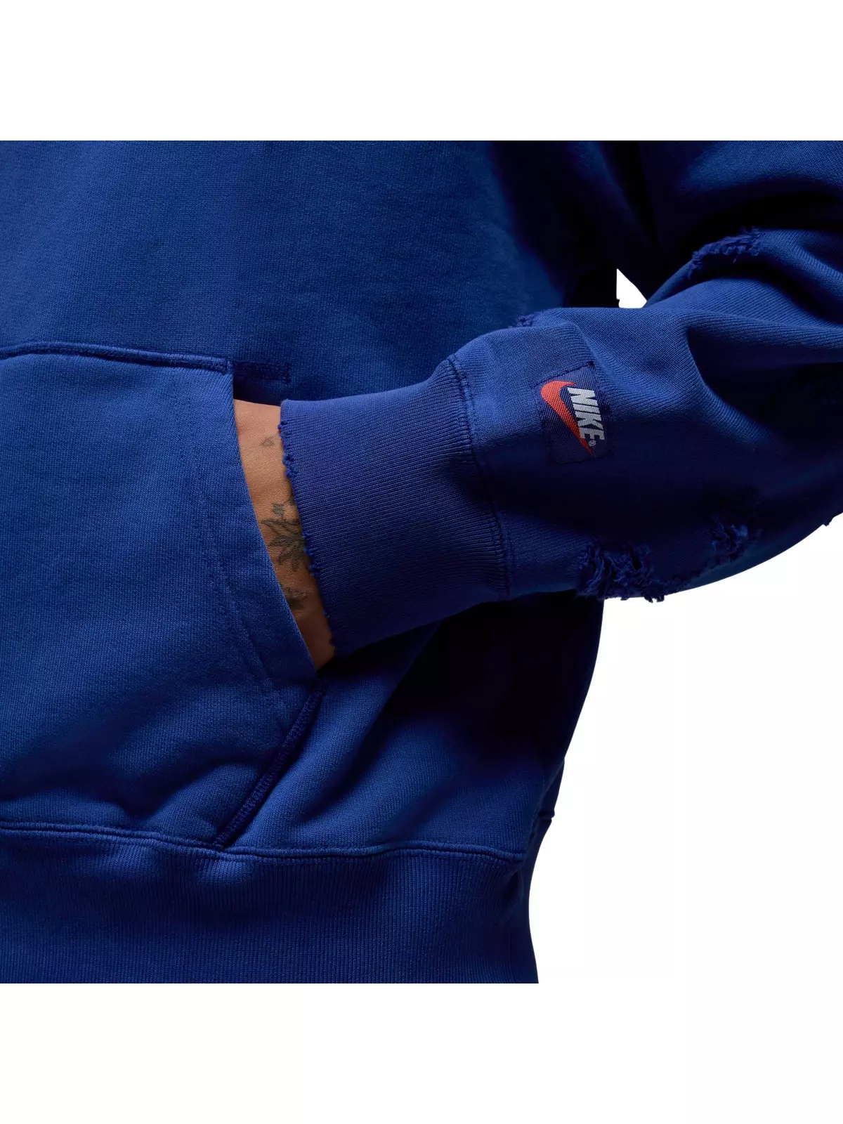 Air Jordan Men's Rare Air Wings Fleece Pullover Hoodie -Royal Blue - 5