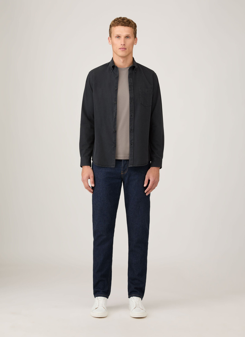 Sunspel Button Down Twill Shirt outlook