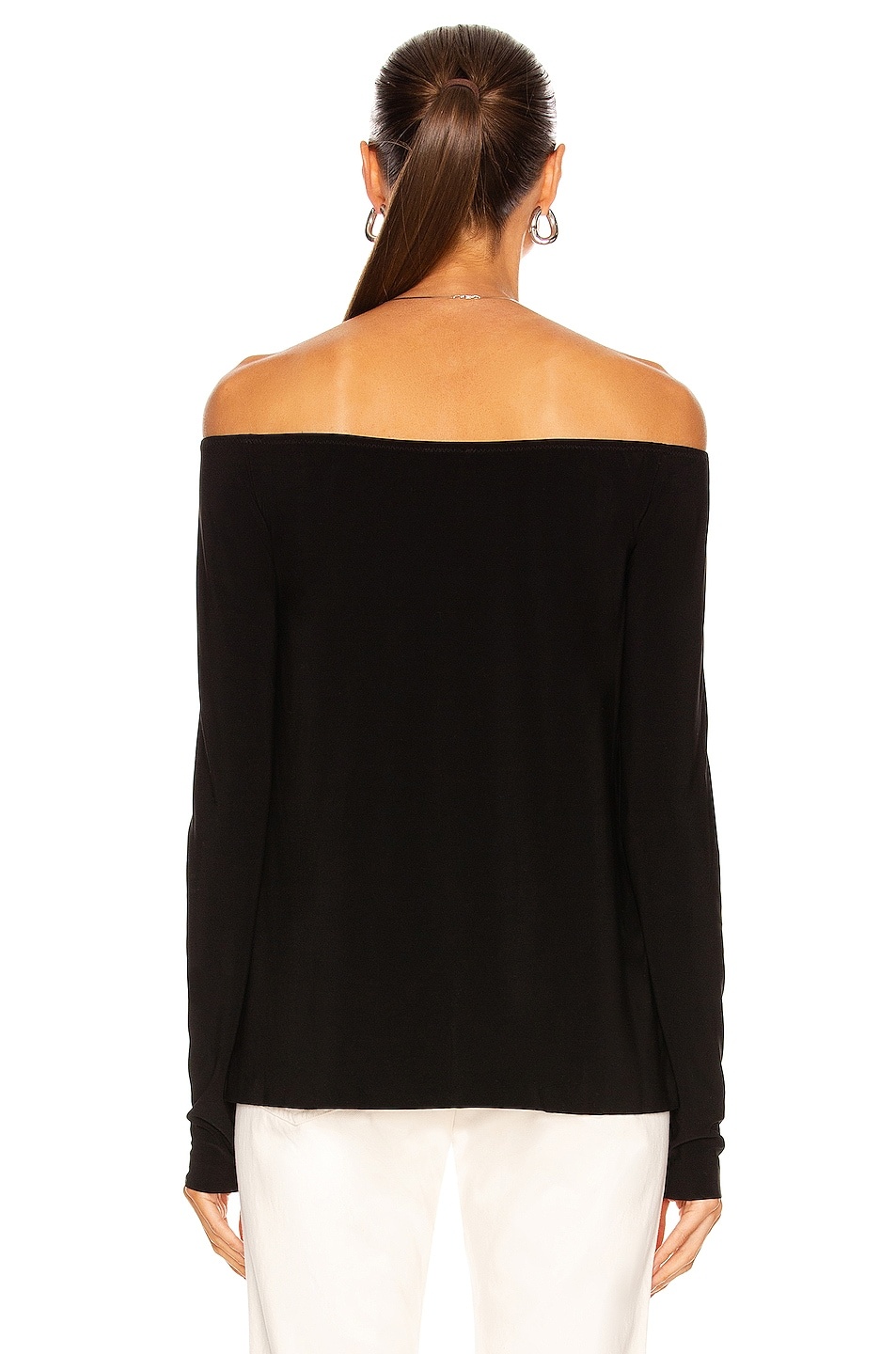 Long Sleeve Off Shoulder Top - 3