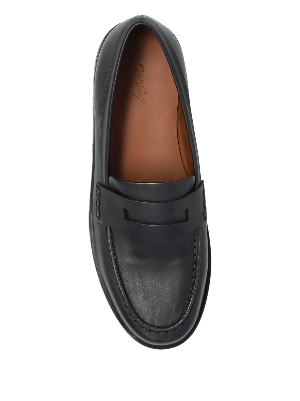 leather penny loafers - 4