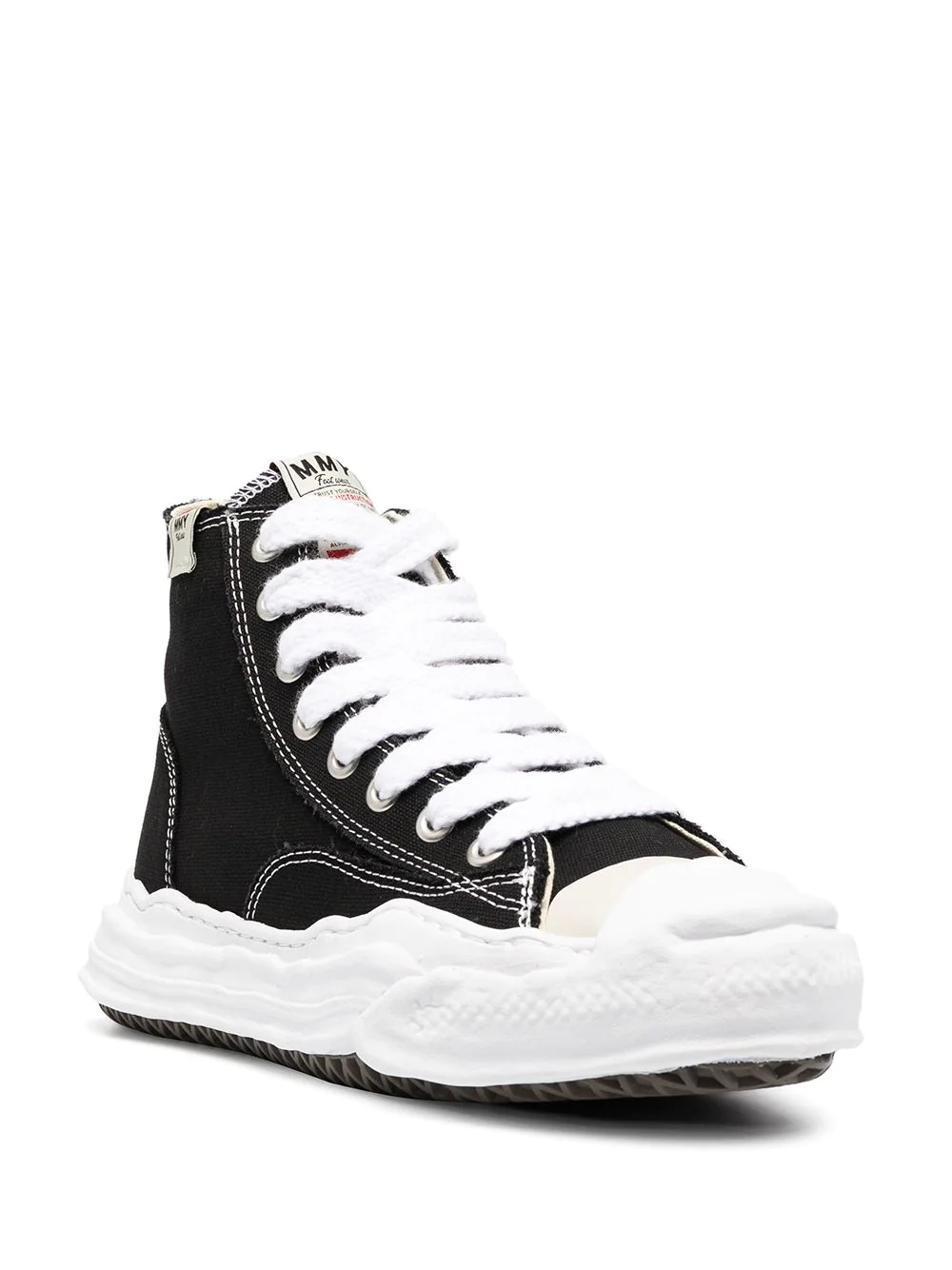 logo hi-top sneakers - 2