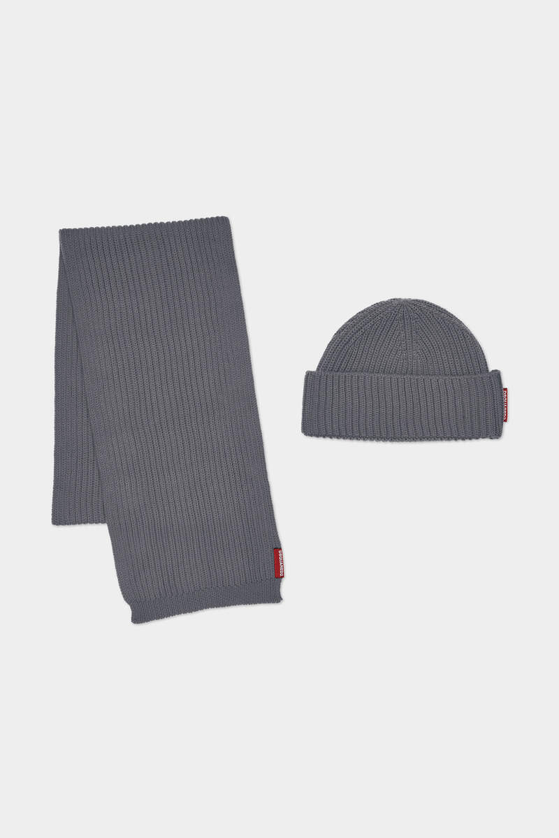 DSQUARED2 KNIT SCARF BEANIE GIFT BOX outlook