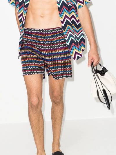 Missoni stripe pattern swimming shorts outlook