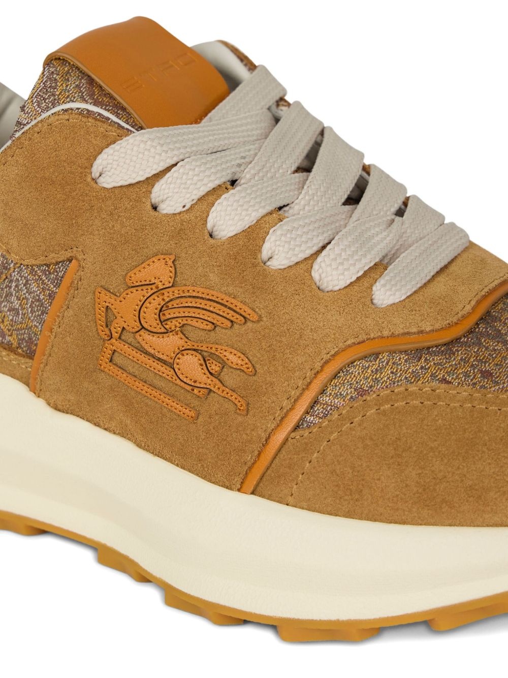suede running sneakers - 3