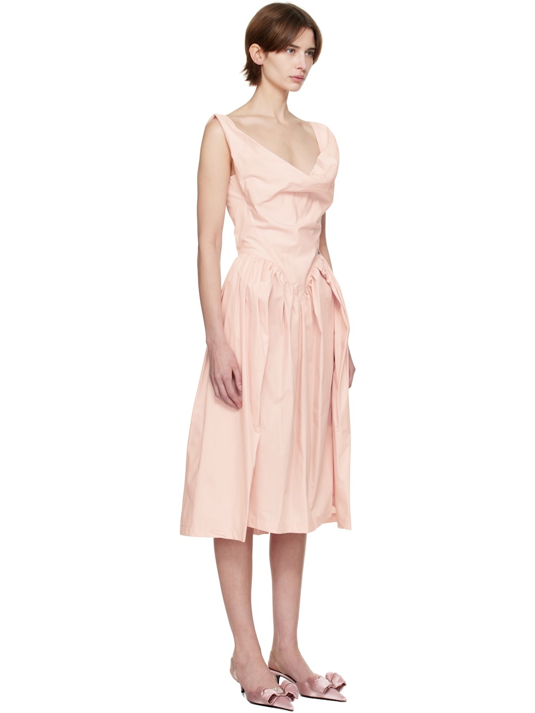 Pink Sunday Midi Dress - 2