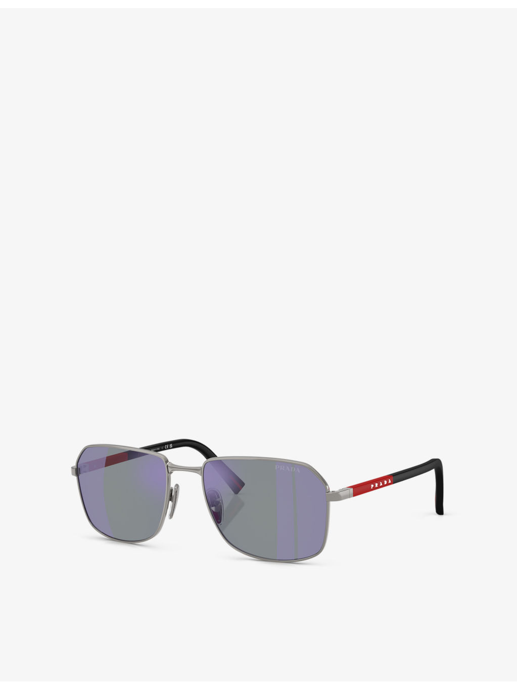 PR A51S square-frame metal sunglasses - 2