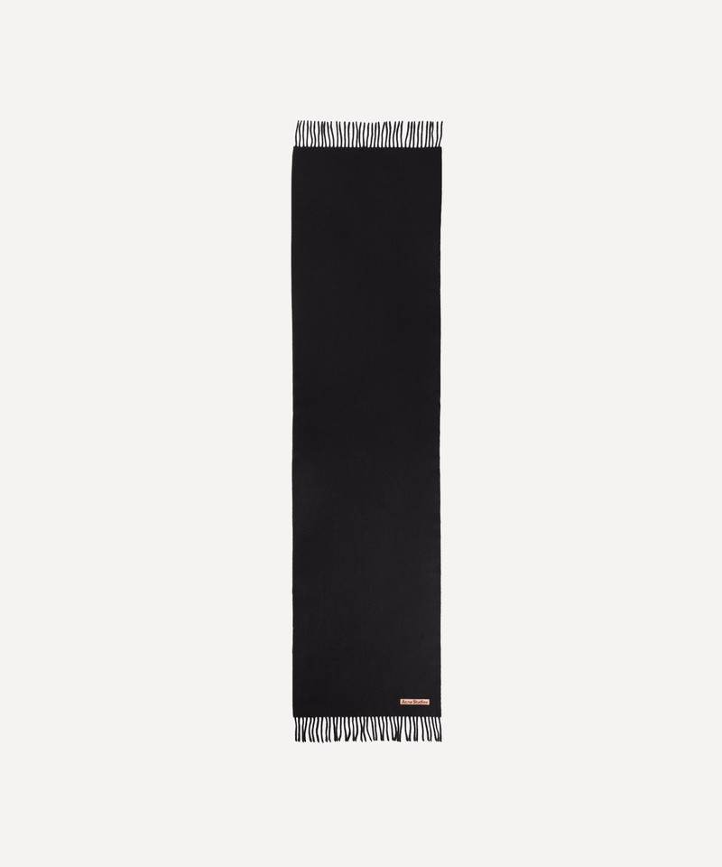 Acne Studios Narrow Fringe Wool Scarf outlook