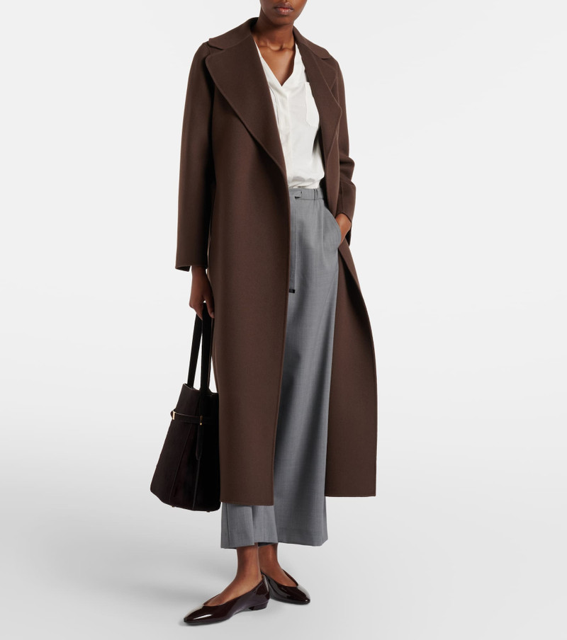 'S Max Mara Poldo virgin wool wrap coat outlook