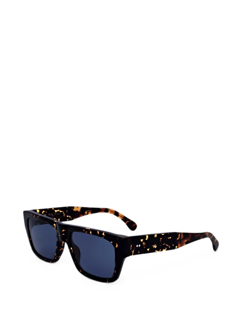 tortoiseshell-effect square-frame sunglasses - 1