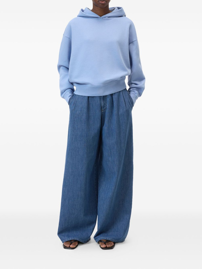 CLOSED logo hooded hoodie outlook