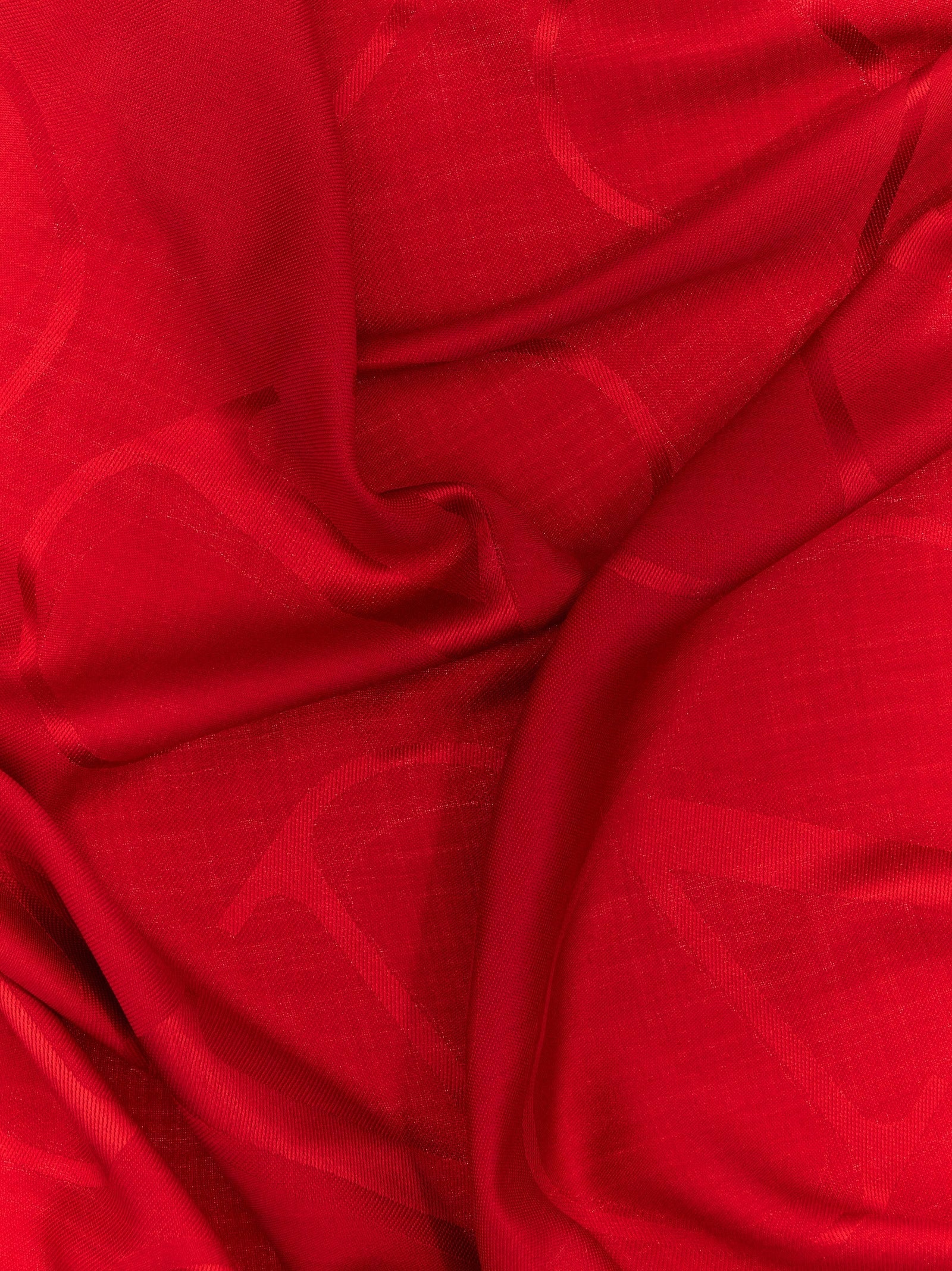 Vlogo Signature Scarves, Foulards Red - 3