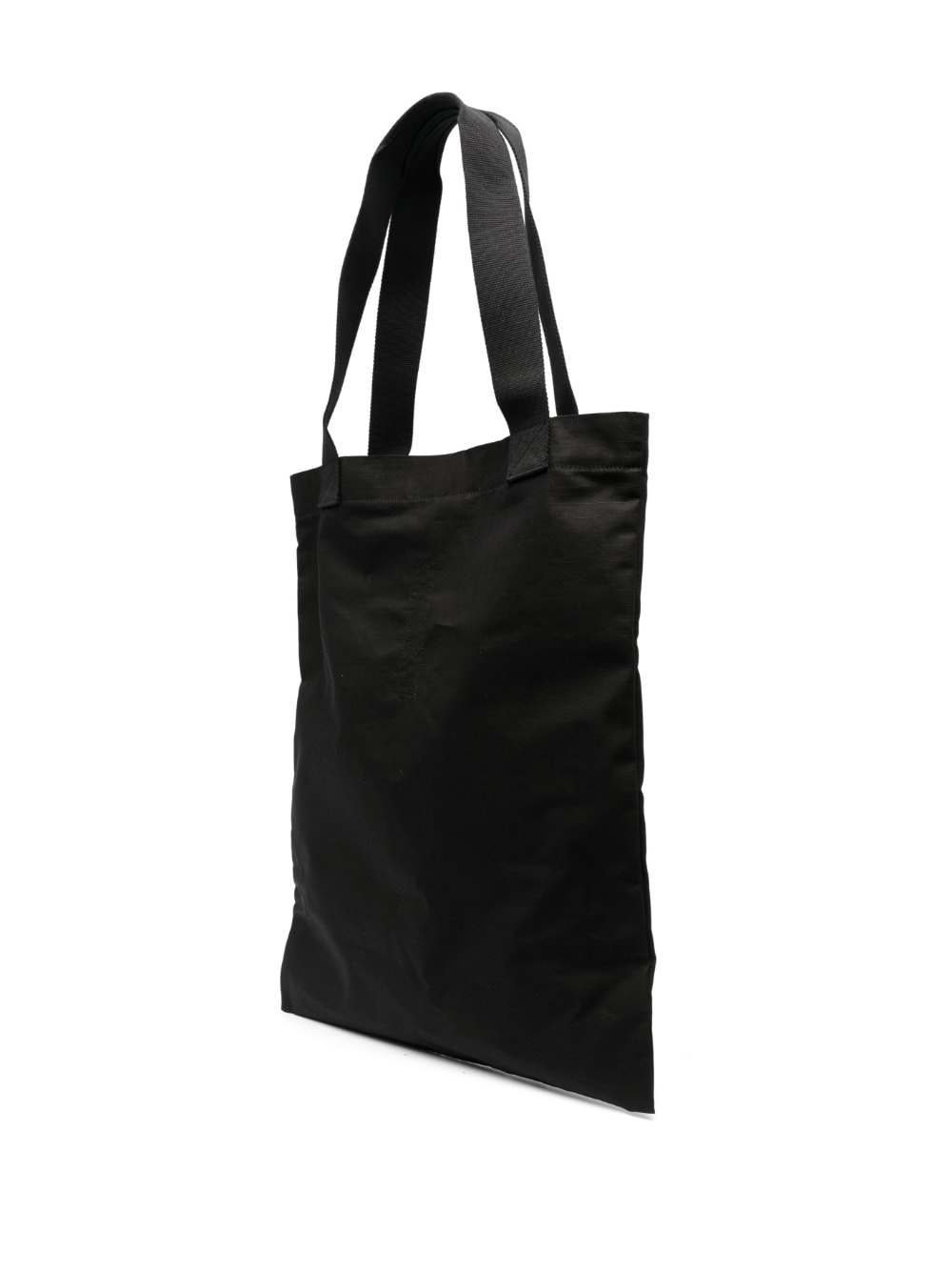 slogan-print cotton tote bag - 3