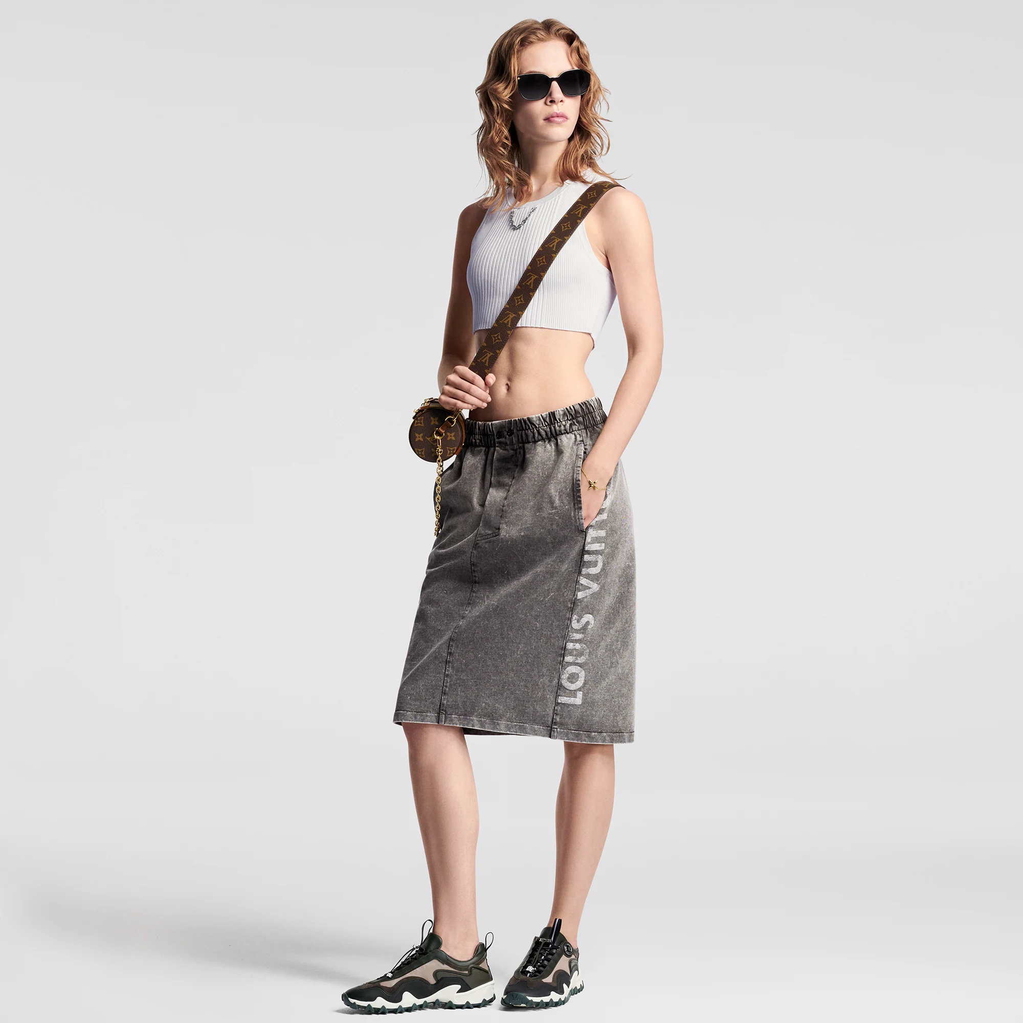 Vintage-Effect Louis Vuitton Skirt - 4