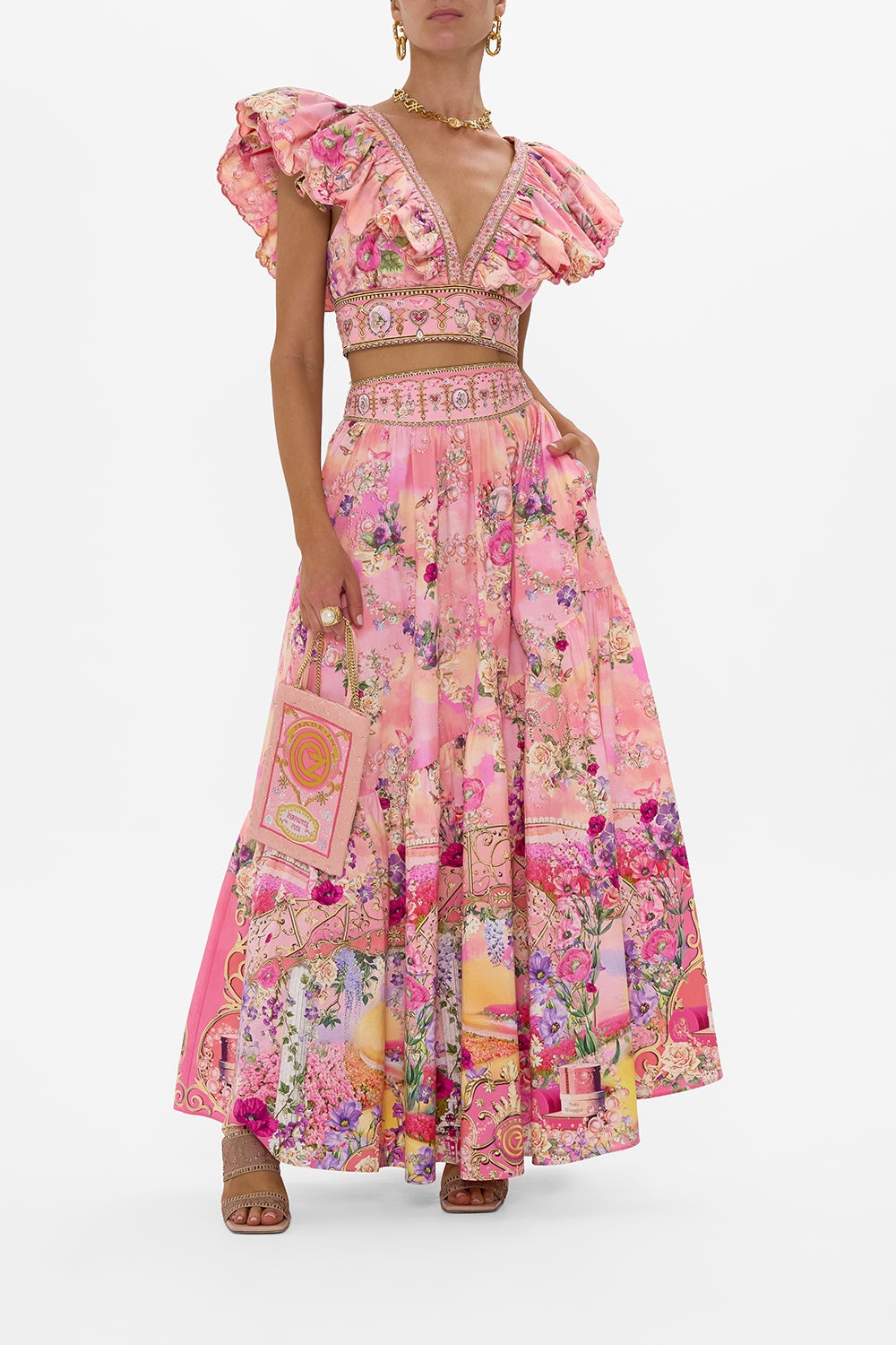 SKIRT WITH SHAPED SEAM - 6