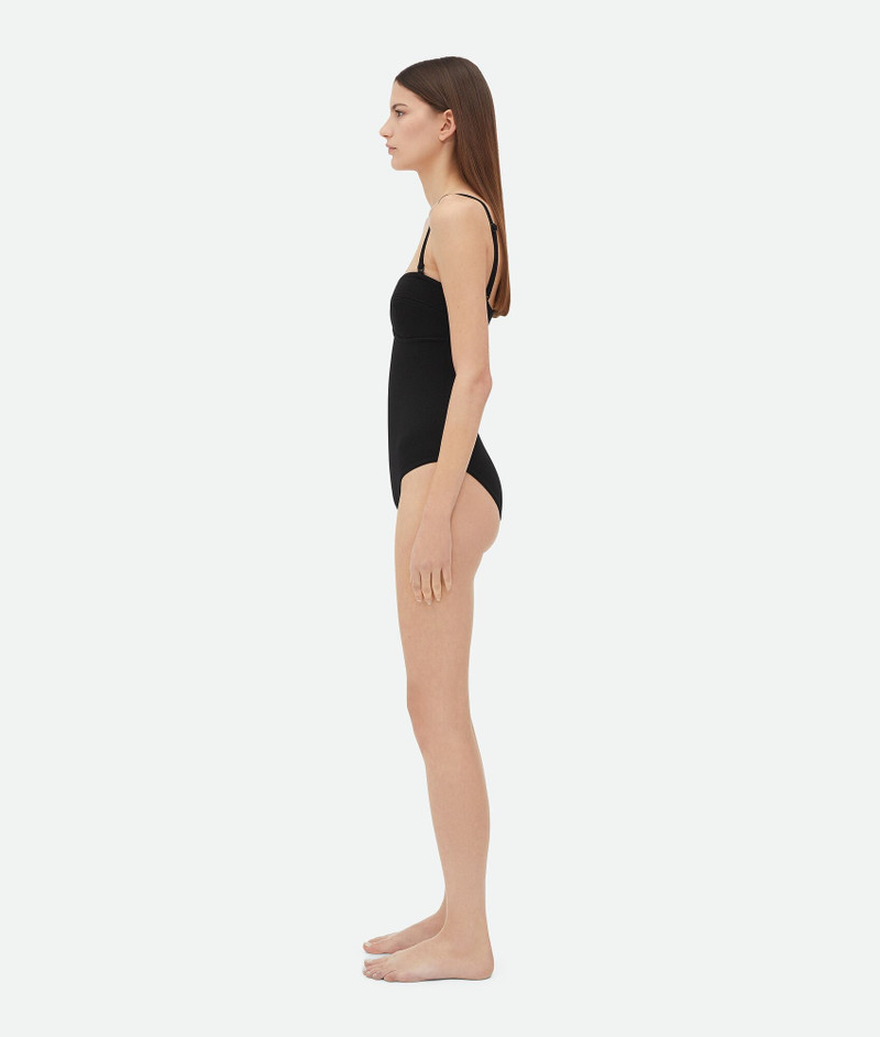 Bottega Veneta Textured Nylon Bustier Body outlook