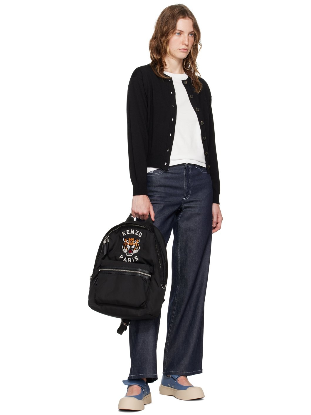 トップス KENZO BOKE FLOWER CREST CARDIGAN KENZO 'Boke Flower Crest' embroidered cardigan | REVERSIBLE