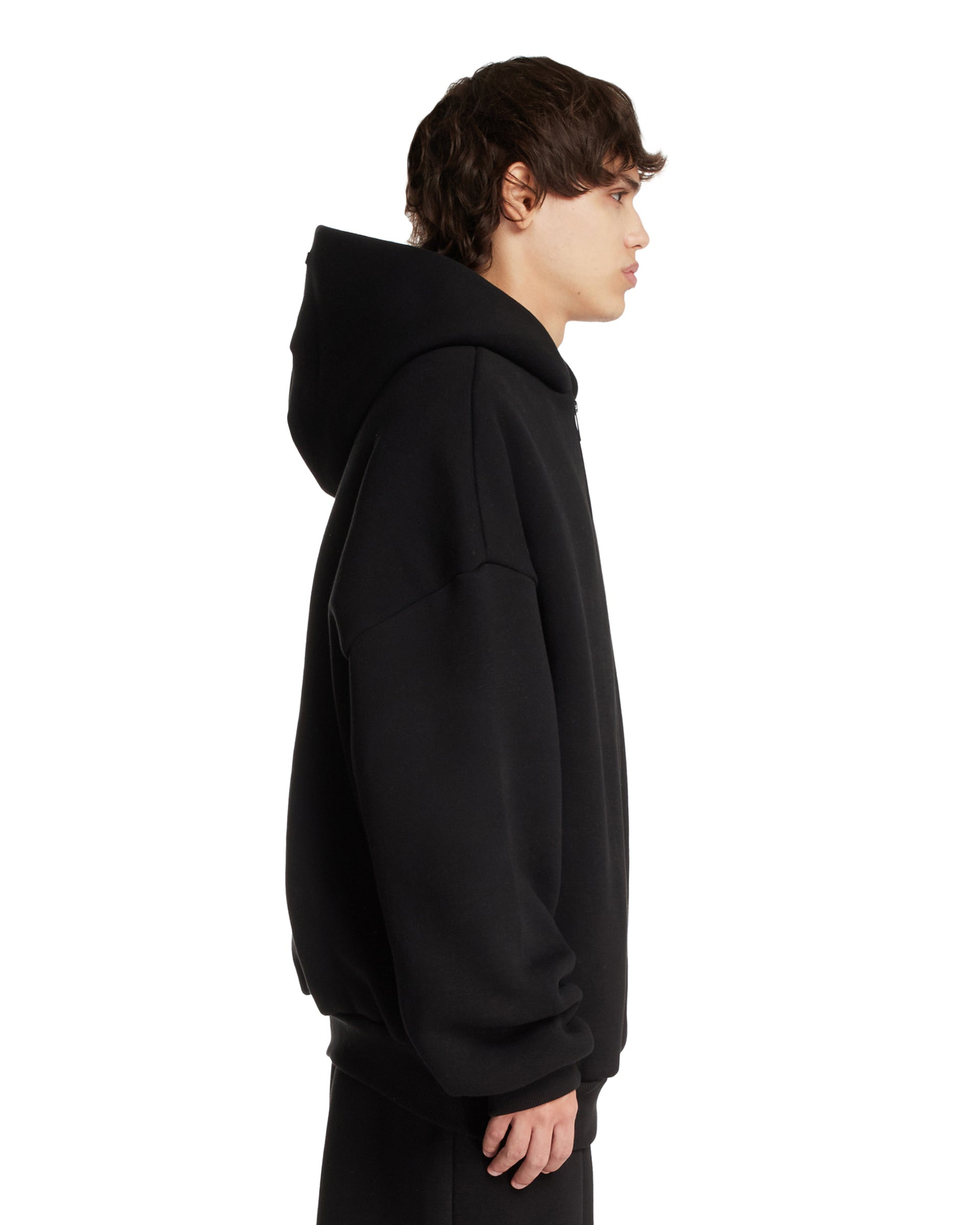 Black Half-Zip Hoodie - 5